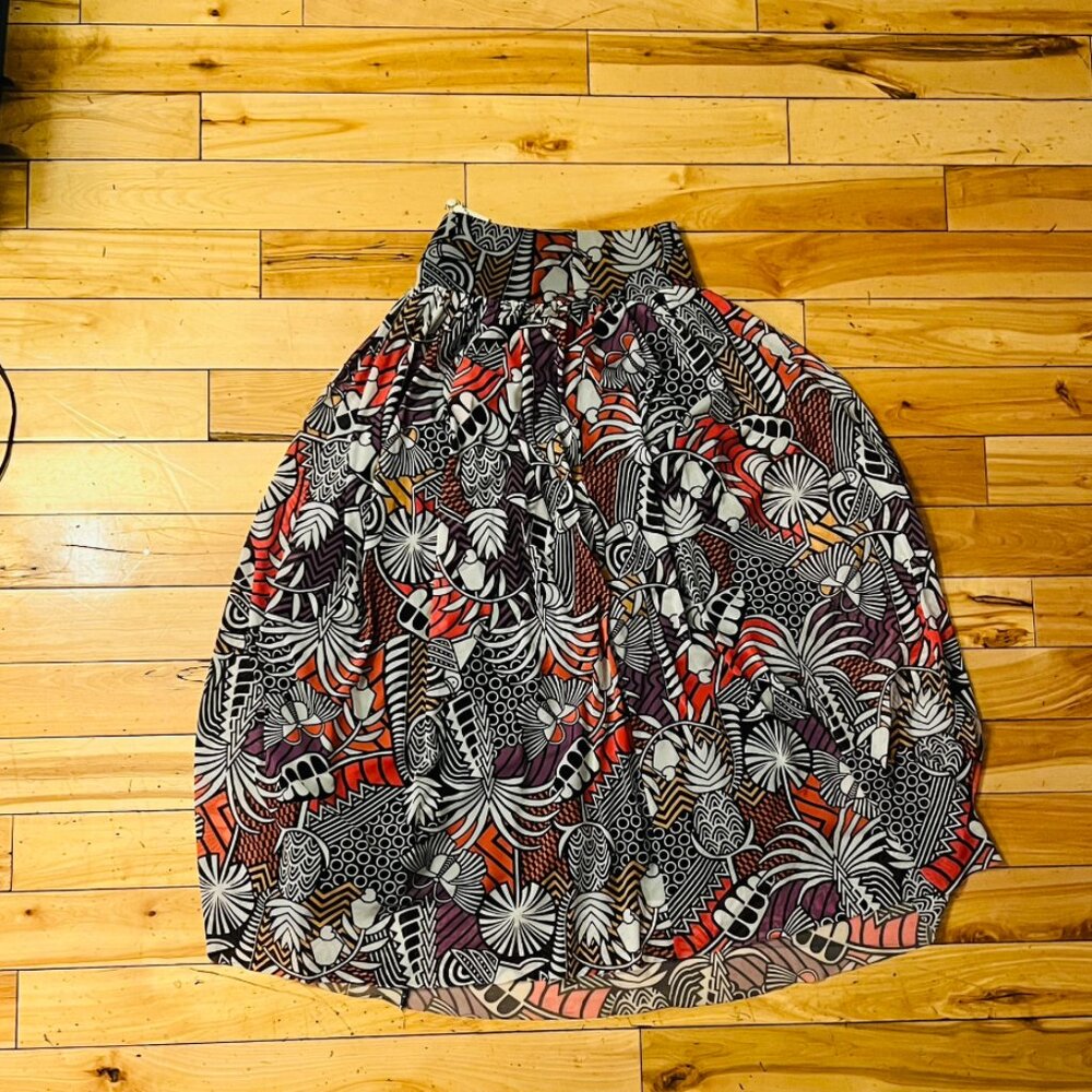 Anthropologie Full length Farm Rio Skirt S